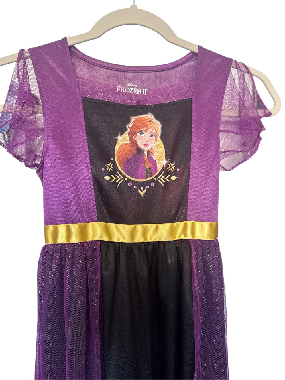 Disney Elsa Blue & Anna Purple Twin Girls' Costume Dresses - Picture 3 of 7